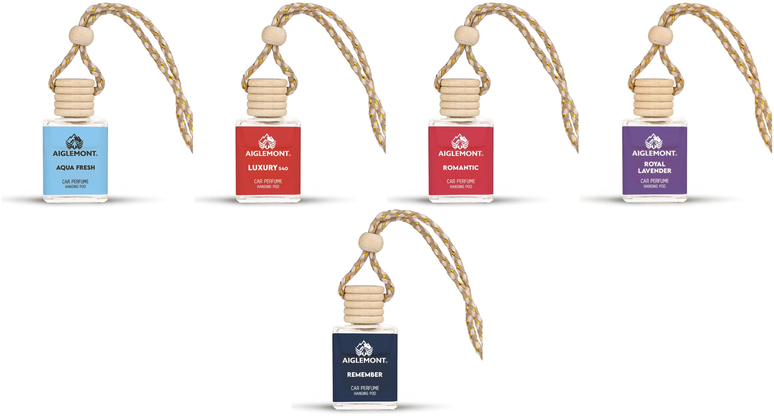 Car Perfumes combos | Aqua Fresh+ Luxury 540 + Romantic+ Royal Lavender+ Royal Remember| Combo of 5 | 10 ml Each-image-32