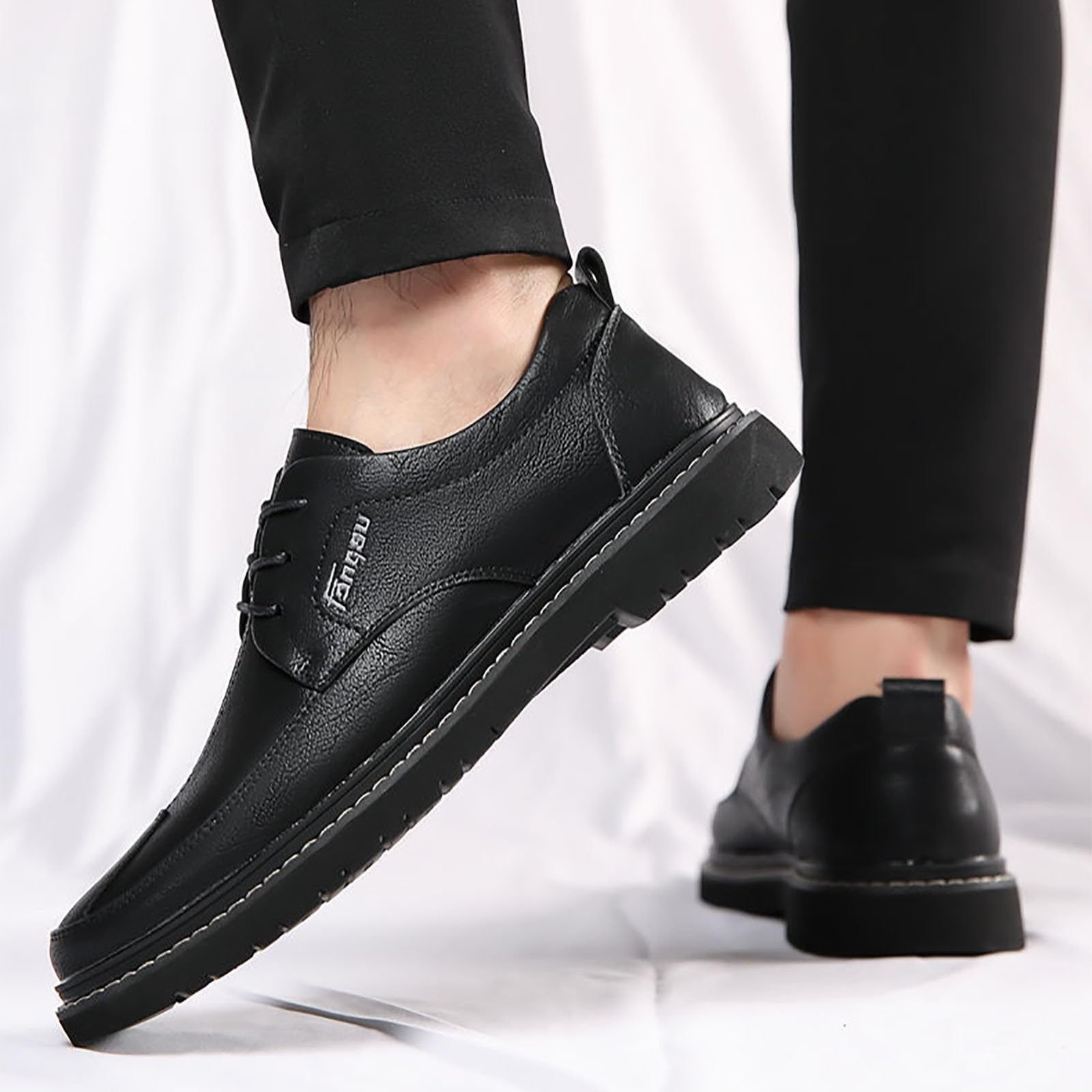 Scarpe Oxford da Uomo Scarpe Eleganti da Uomo di Alta qualità Scarpe Eleganti da Uomo Classiche Stringate Traspiranti