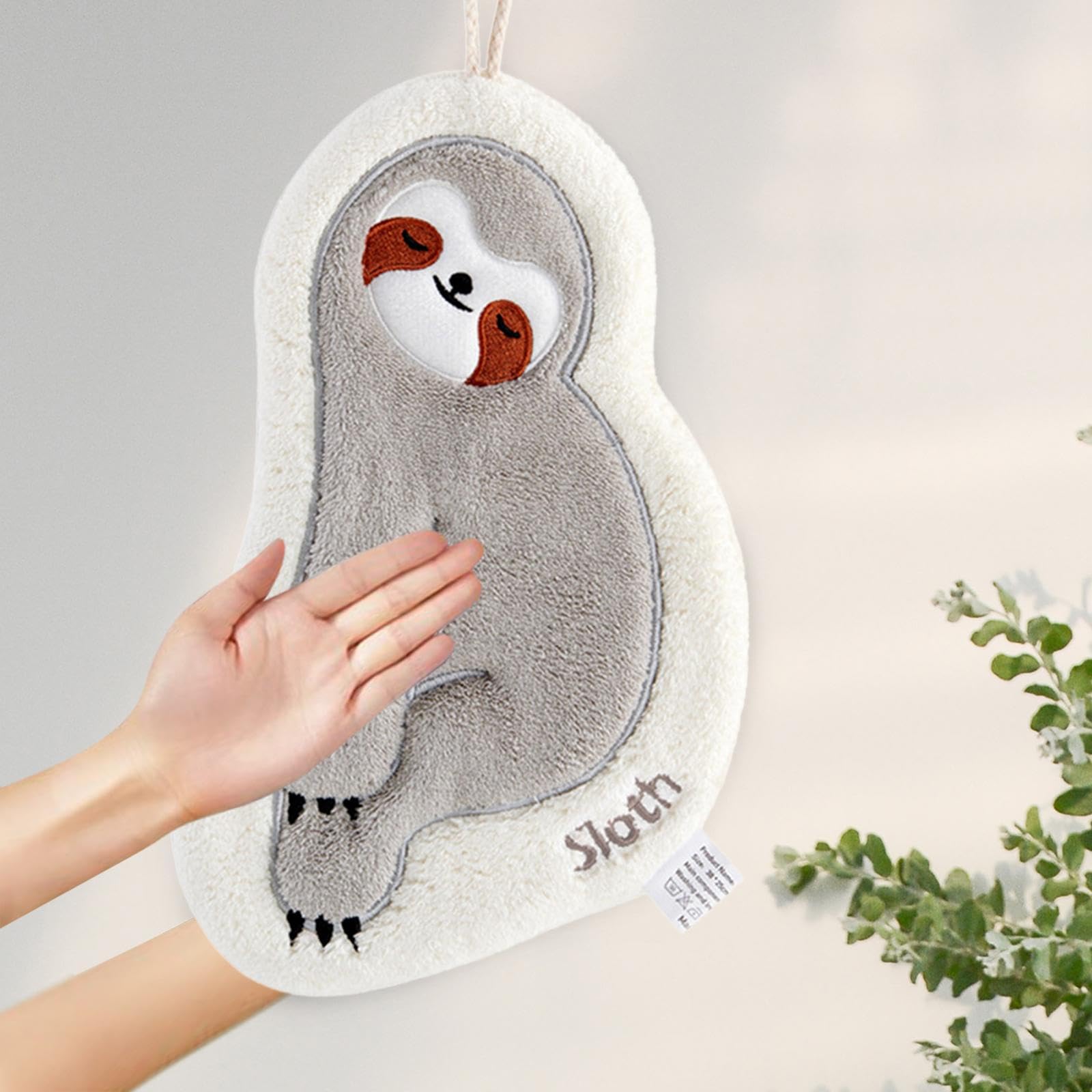 5 Toallas con Diseño de Animales, Toallas Colgantes, Toallas de Microfibra, Toallas de Felpa Suaves Y Absorbentes, Aptas para Niños, Baño Y Cocina.