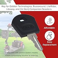 Vista 4 de AlveyTech Llave para Golden Technologies Companion I & II (1ª generación anterior a 2013), Buzzaround XL & Lite, LiteRider y Liteway