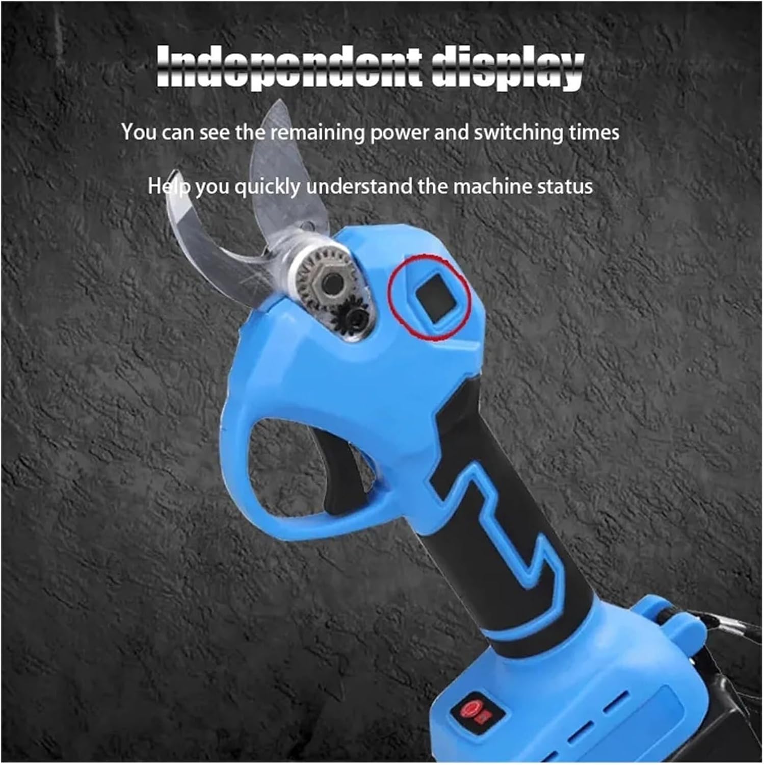 Pruning Shears, Electric Pruning Shears Cordless For Fruit Trees Bonsai Brushless Tree Branches With Display For Small Charging,for Garden