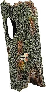 CHICIRIS Ornamento de tronco de árvore de aquário, decorações de tronco de árvore de peixe, resina multiuso para répteis para peixes