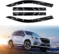 Vista 21 de Protector de lluvia Deflector de viento para montaje exterior, viseras de ventana con cinta compatible con Ford F-250 1999-2016 Super Duty