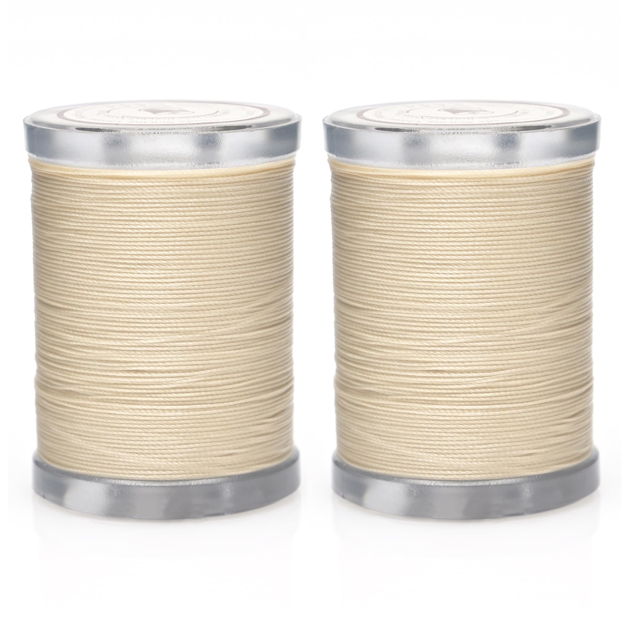 Selric 300Yards Extra Strong Bonded Nylon Thread for Leather Sewing-Beige