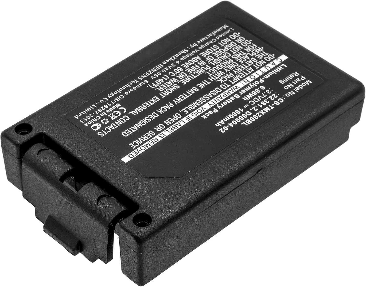Replacement Battery for Teleradio TG-TXMNL,Transmitter Tele Radio TG-TXMN,22.381.2,D00004-02,M245060,1800mAh