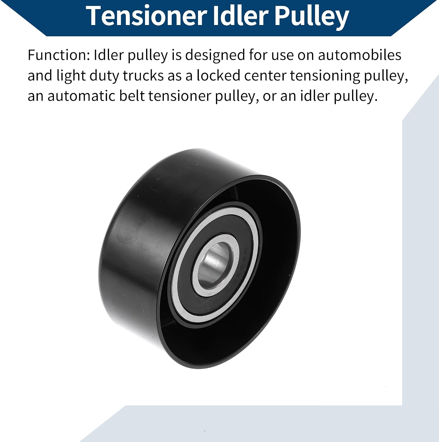 No.31180PNAJ01 Drive Belt Idler Pulley for Acura RDX 2007-2012 for Honda CR-V 2002-2014 Serpentine Tensioner Pulley Idler 1 Pc
