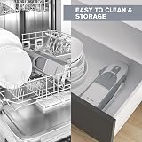 SupMaKin Safe Mandoline Slicer, Potato Slicer Maual Vegetable Chopper Adjustable Thickness Food Cutter, Kitchen Chopping Artifact for Cooking Meal Prep (Gray)
