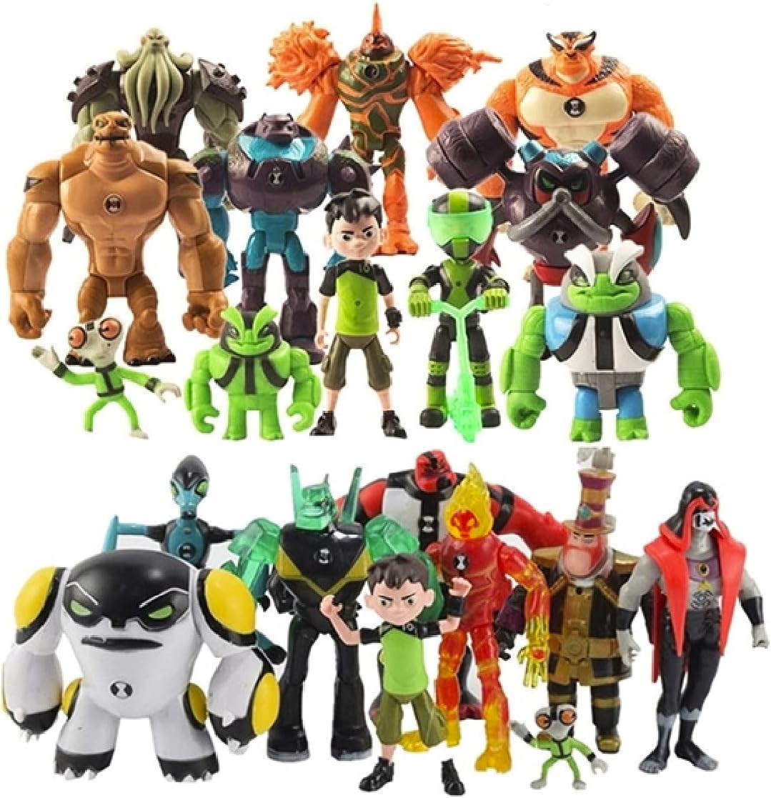 9 and 11 Ben 10 New 2021 20 PCS Ben 10 5 inch Action Figures