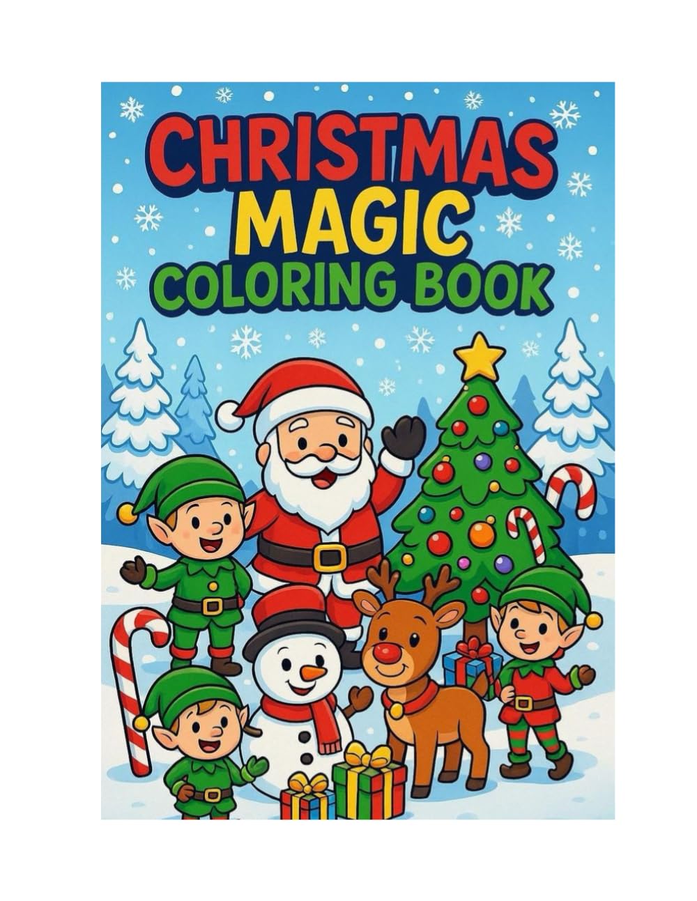 Christmas Coloring Book (kids coloring book)