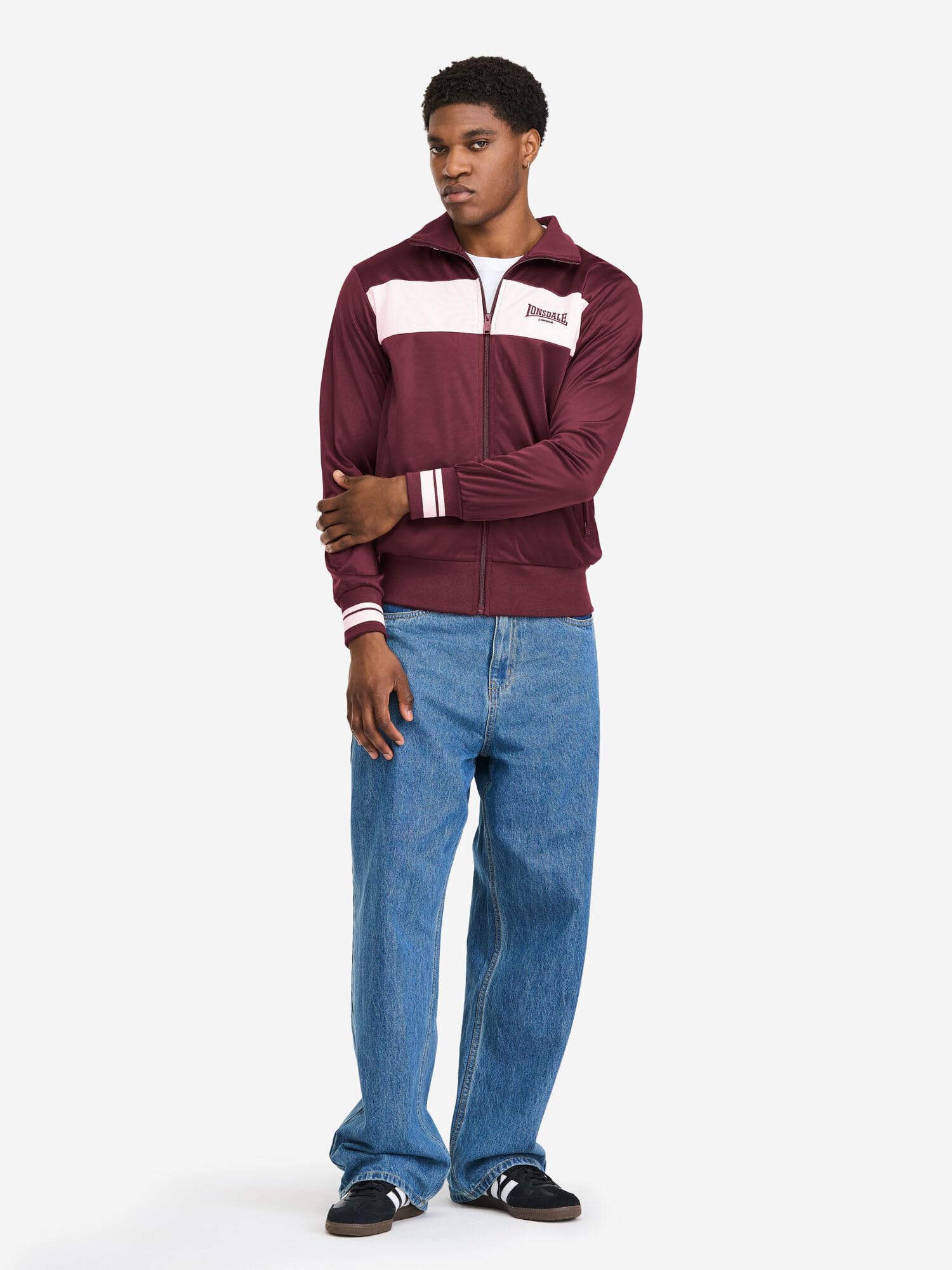 Lonsdale Herren Meols Trainingsjacke (1er Pack)