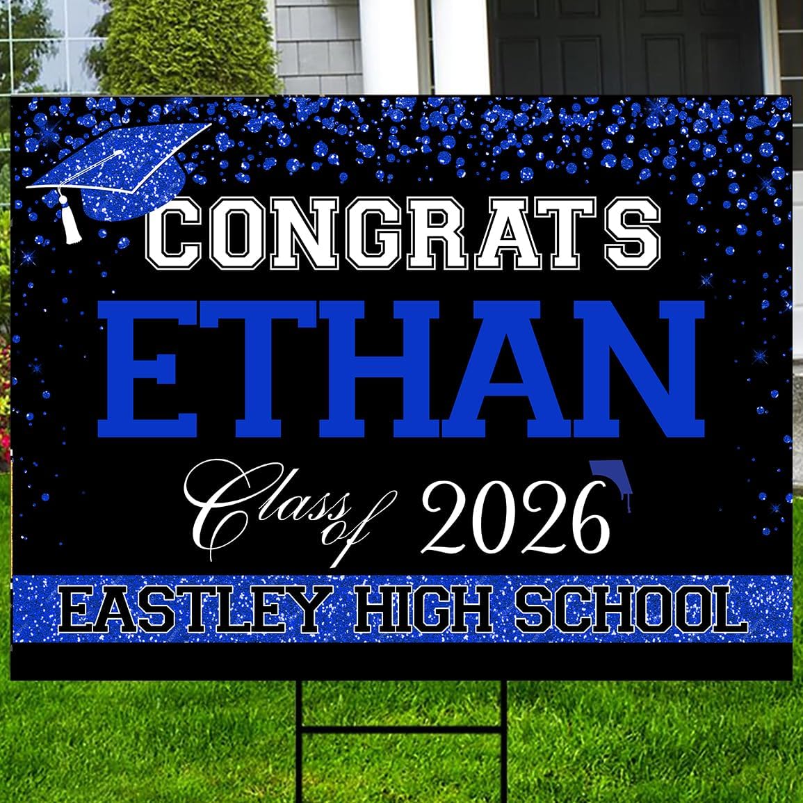 Personalized Graduation Yard Signs 2026 with Photo, Senior Sign, Class Of 2026 Yard Signs, Kindergarten, High School Graduation Signs, College Grad Sign, Graduation Decorations 2026, Congrats! #4