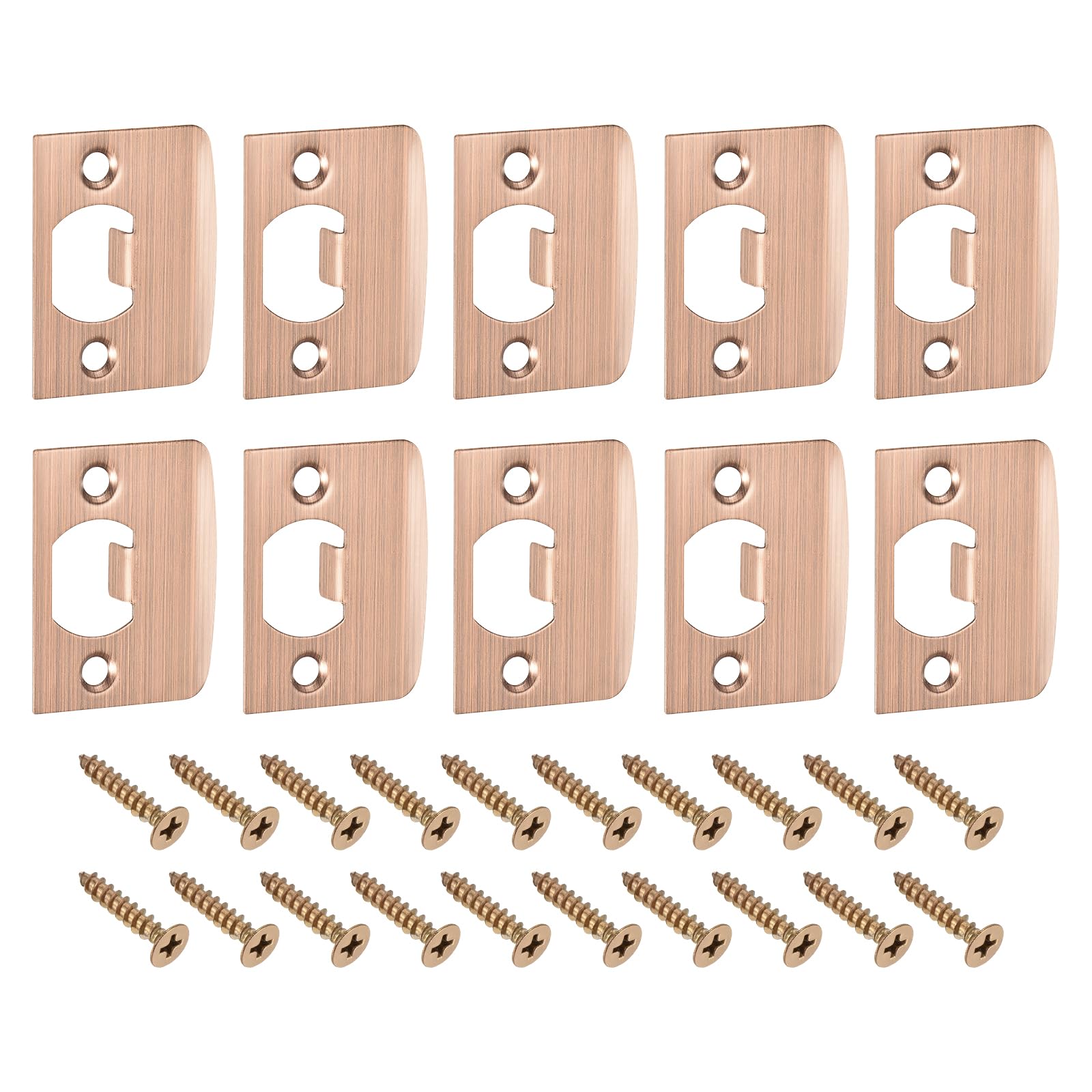 Gâche de porte de type D en acier inoxydable 57mm x 45mm x10
