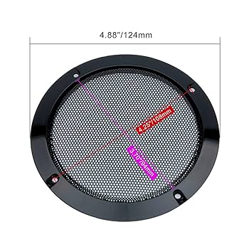 バラツボ屋様用スピーカーのカバーセット Amazon | Flushbay 2個セット スピーカー カバー 4インチ 汎用