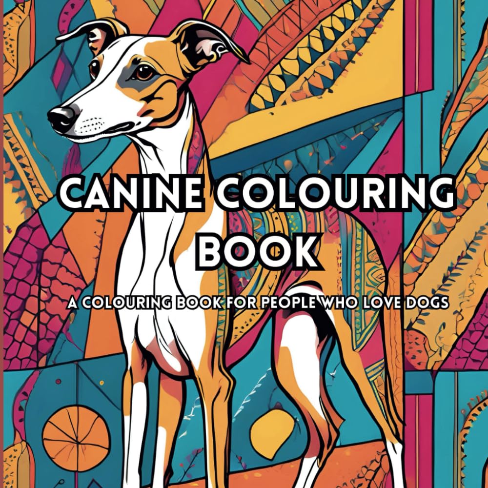 Canine Colouring Book: A stress relief colouring book for adults and children who love dogs