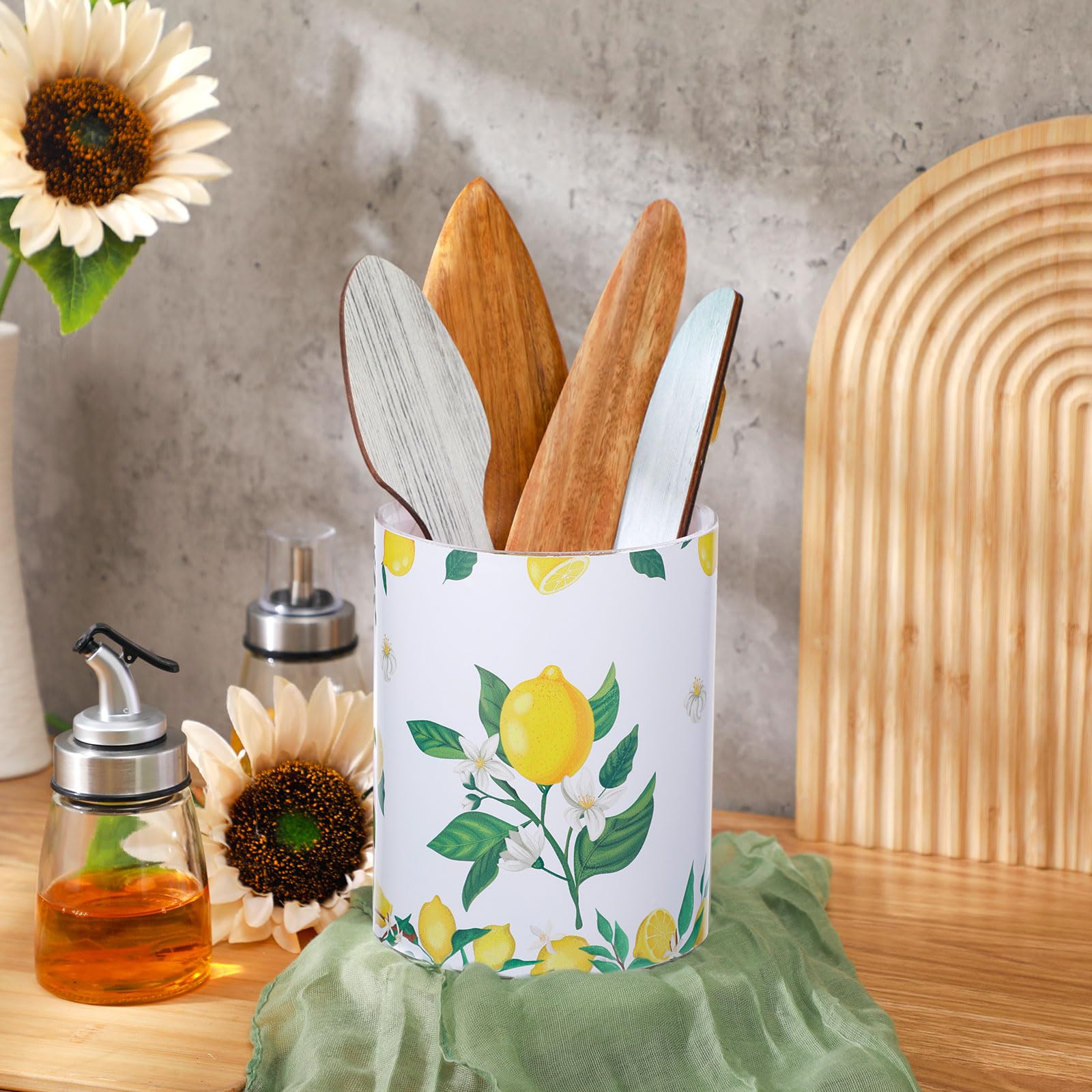 Amazon.com: Yoande Kitchen Decorations Utensil Holder Acrylic