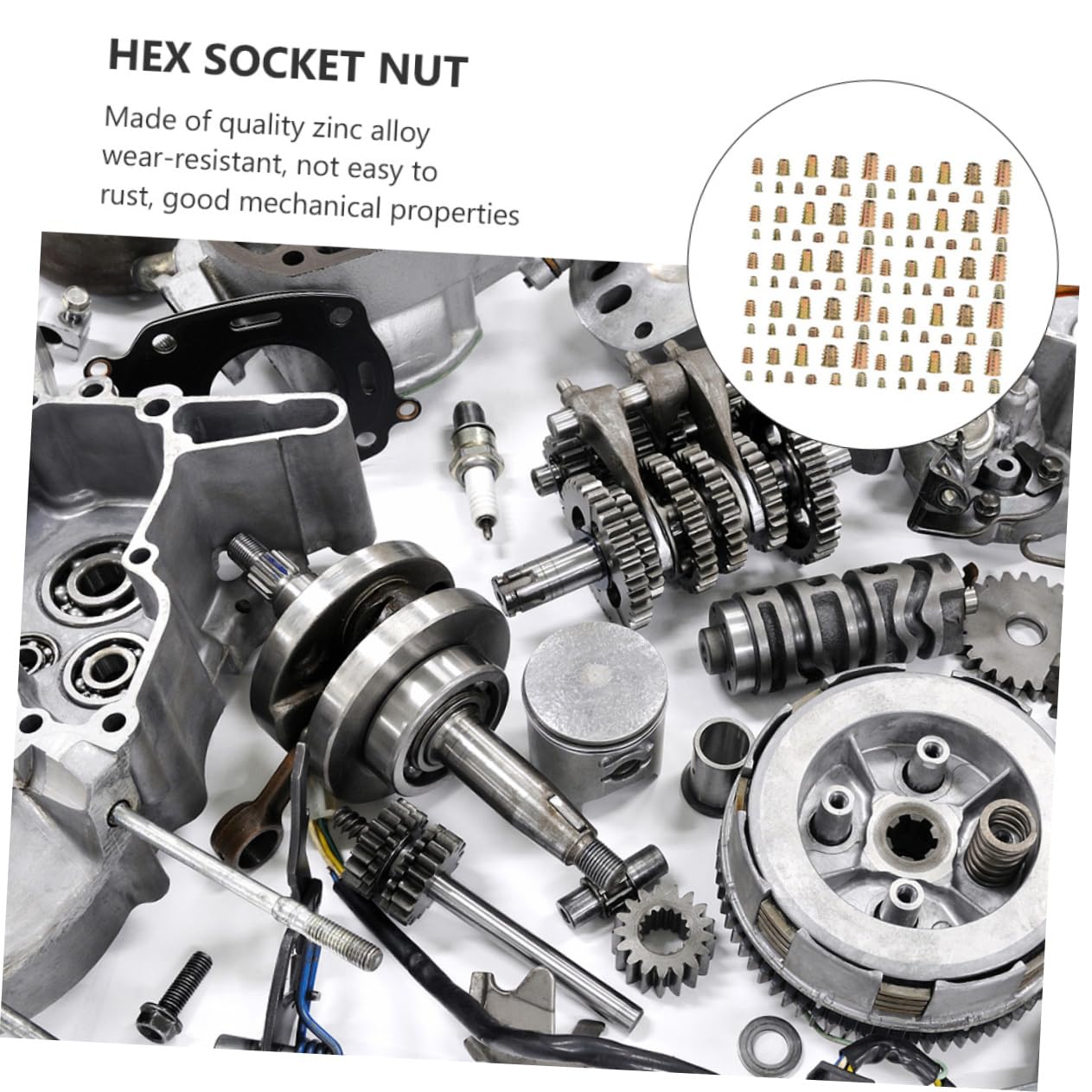 460pcs T Nut Assortment Alloy Threaded Insert Nuts M4-M10 for Wood Furniture Easy Installation