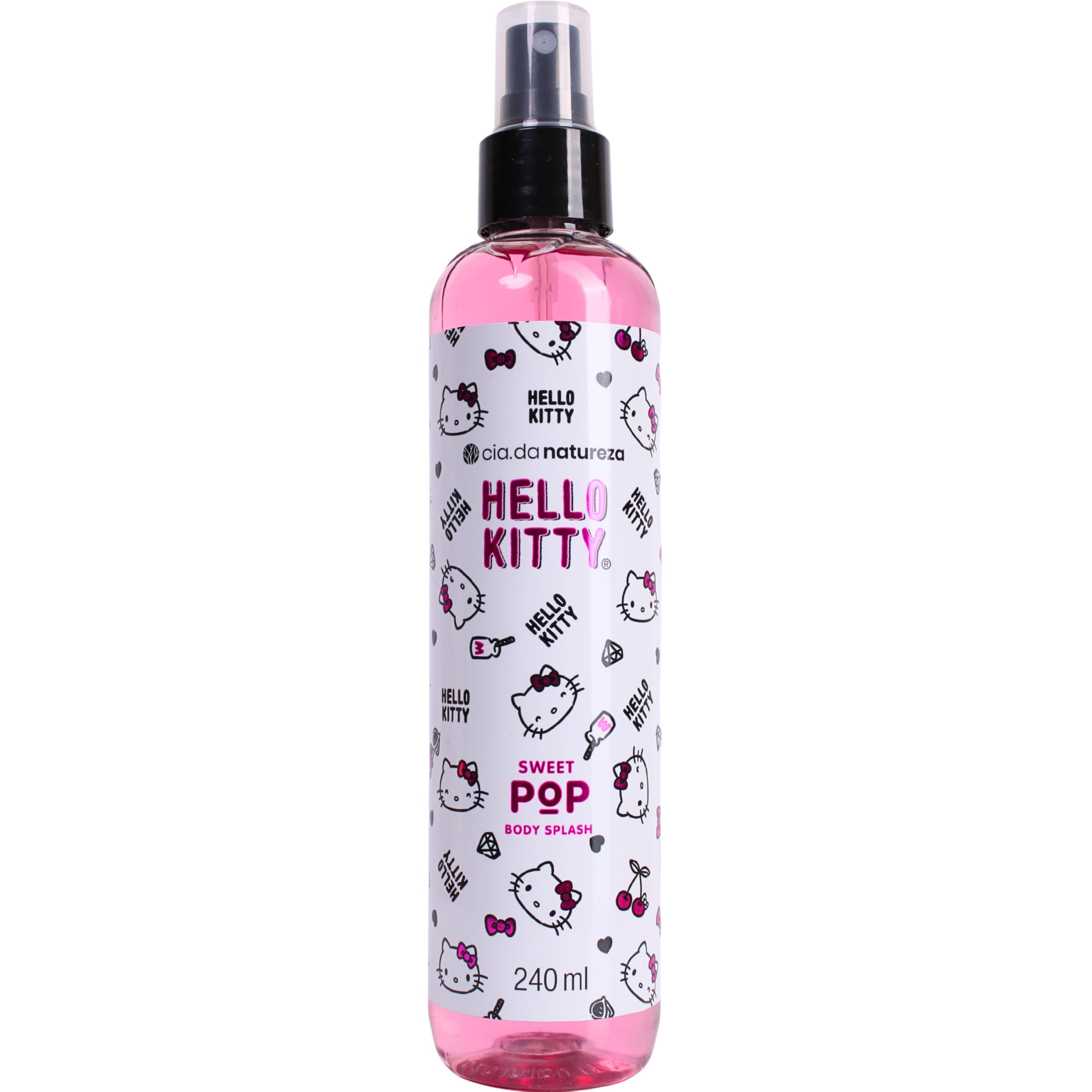 Cia Da Natureza - Body Splash Cia Da Natureza 240Ml Hello Kitty