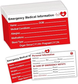 Tarjeta De Identificación Médica Degradada | Vector Gratis