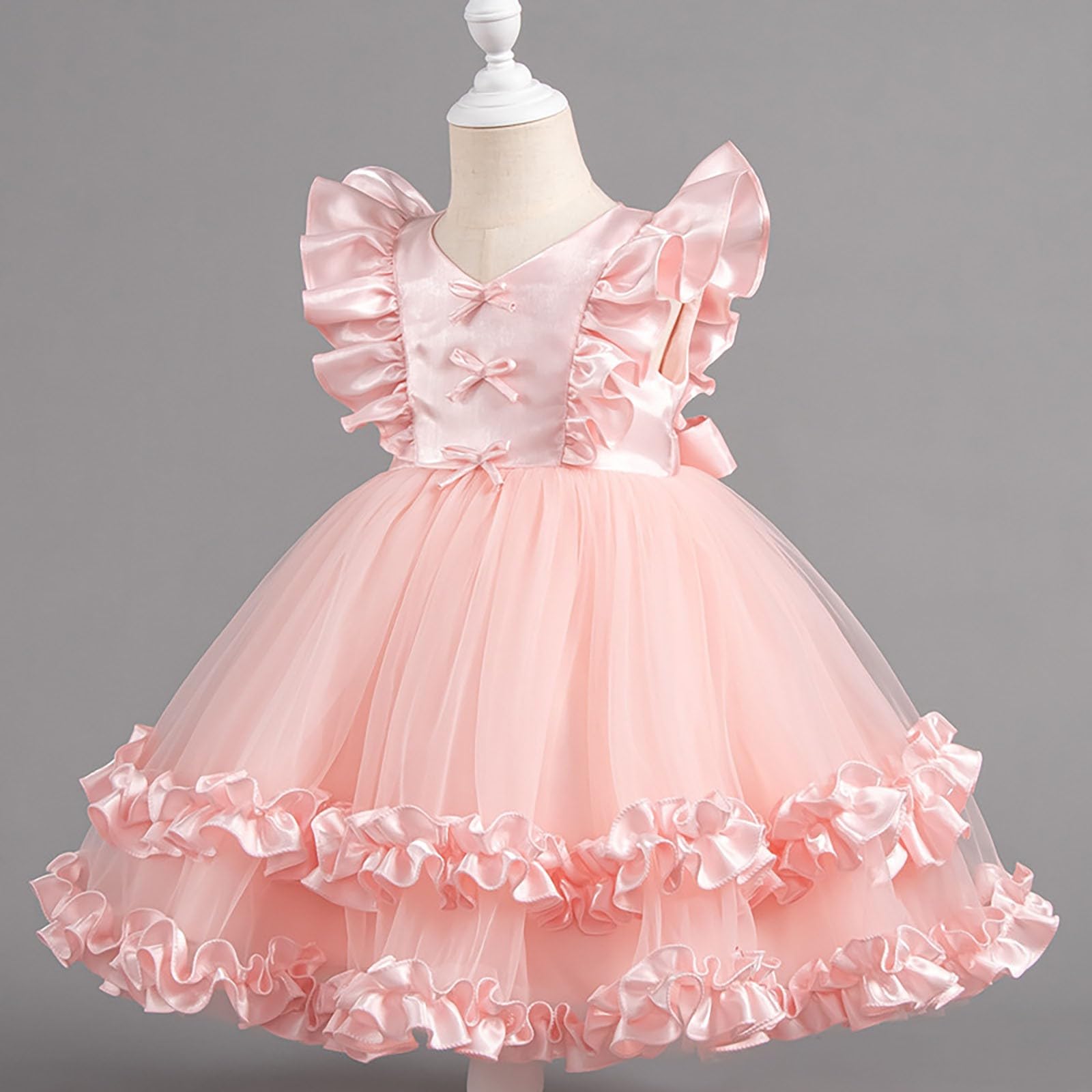 Jupe Tutu pour Filles Lumineuse Danse de Ballet Paillettes Étoiles Tulle Fille Robe Enfant Vintage Années 50 Pin Up Costume Carnaval Deguisement Jupon sous Courte