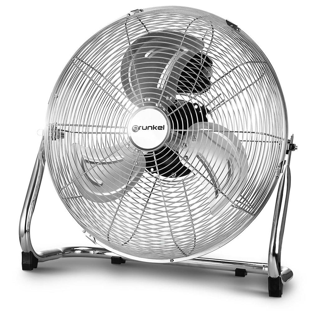 Grunkel MET-H16 Ventilateur de sol industriel 40 cm Puissance 90 W