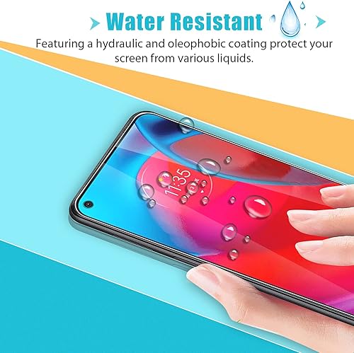 Miniatura 6 de Moonshield MOOISVS - Protector de pantalla de privacidad para Moto G Stylus 5G (paquete de 2 + 3) con 3 protectores de lente de cámara, vidrio