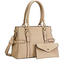 Vista 1 de Bolsos de mano de cuero de moda para mujer, bolso de hombro, asa superior, bolso de otoño Caqui