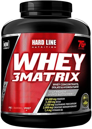 hard line nutrition Hardline 8697448351652 WHEY 3MATRIX L MON CHEESECAKE 2300 gr 1 Paket, 1 x 1 Adet