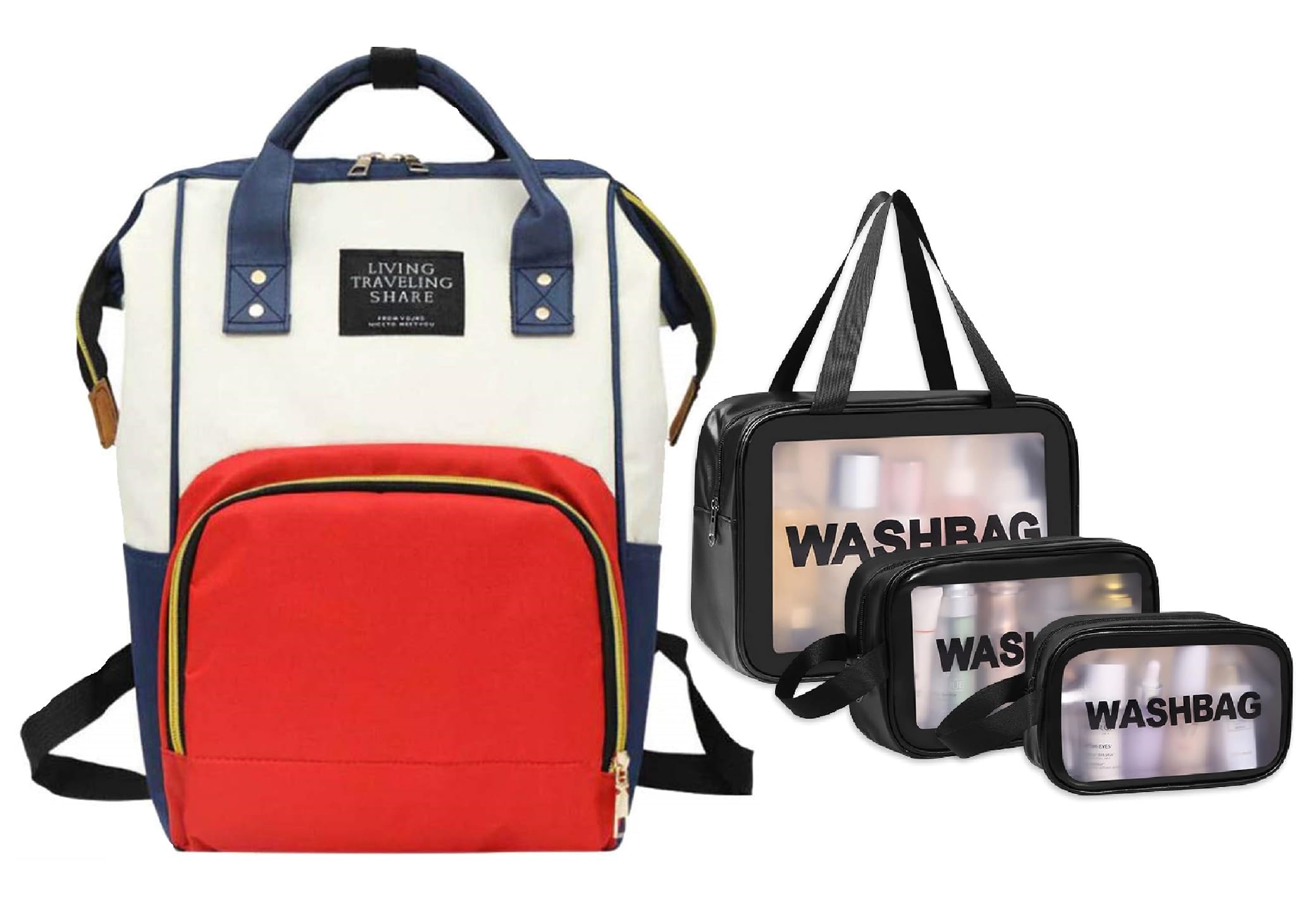 Drashti Villa Kids Backpack and Diaper Bag, Unisex Travel Daypack for Mom and Baby Stylish Diaper Bags for Mothers for Travel-picture-28