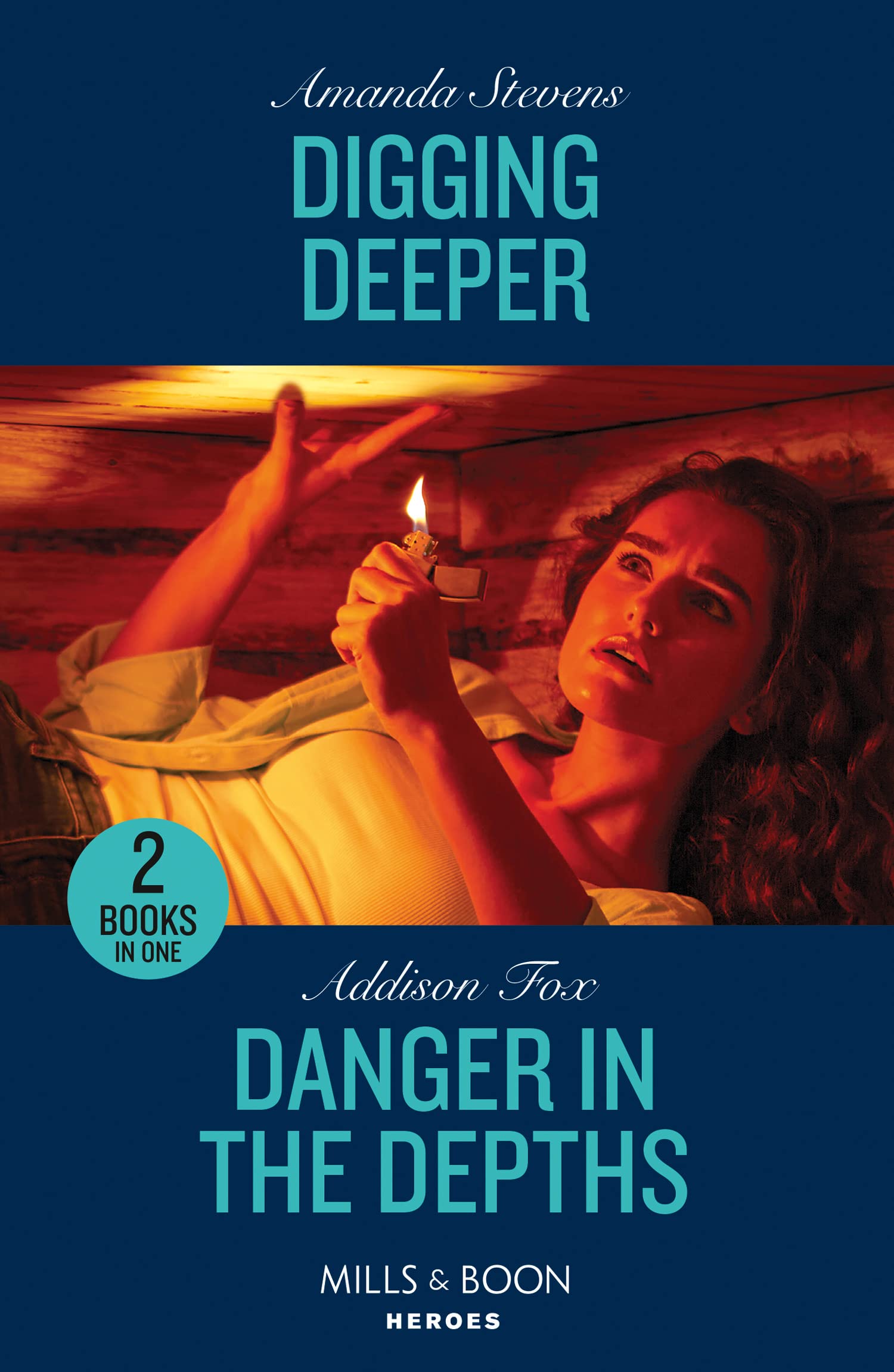 Addison Fox Unisex Multicolor Digging Deeper / Danger In The Depths Paperback Book