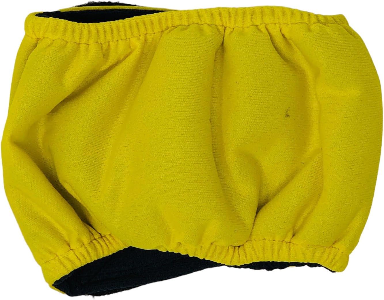 Lemon Yellow Dog Belly Band Male Wrap, M Male Dog Diaper - Made in USA