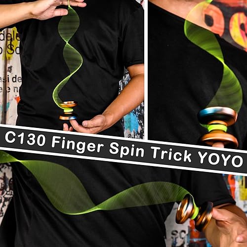 Miniatura 2 de WATIEOBOO Yoyo profesional receptivo, truco yoyo para niños y adultos, principiantes, metal que no responde, para adultos, jugador avanzado con