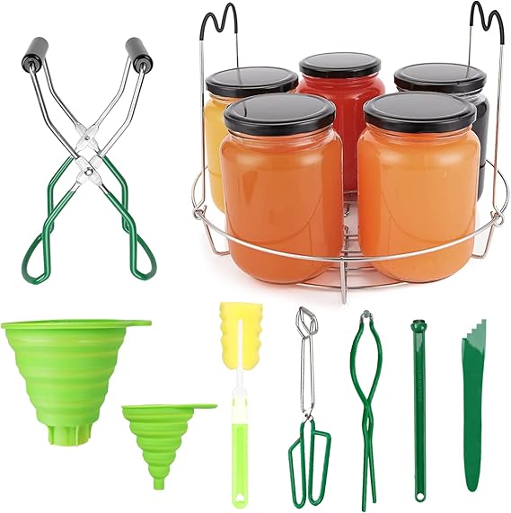 Canning Supplies, Canning Supplies Starter Kit 9 Piece Canning Tools Set with