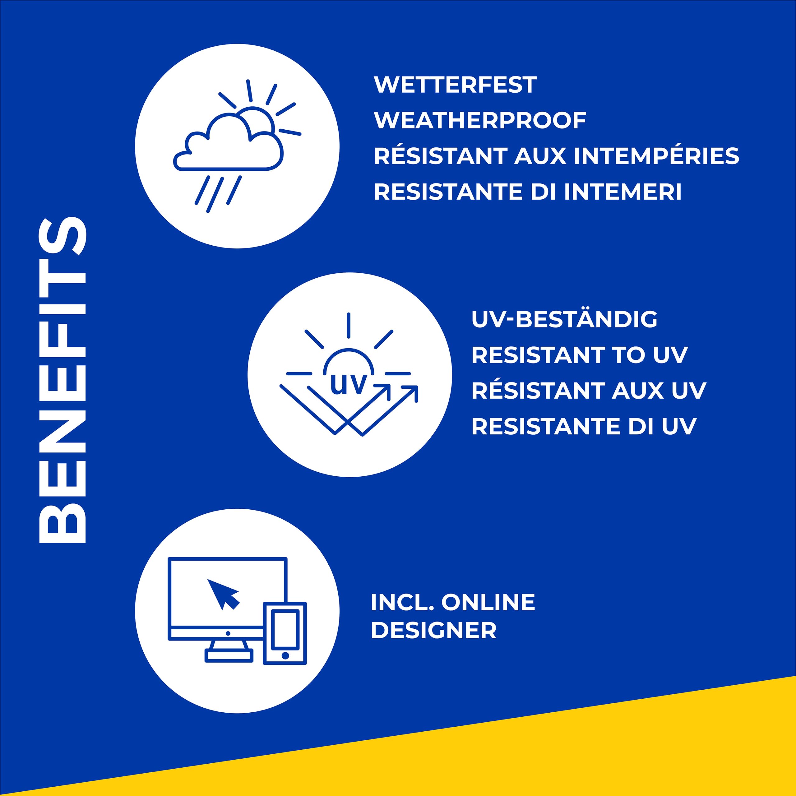AVERY Zweckform Wetterfeste Folienetiketten (675 Aufkleber, 70x32mm auf A4, permanent haftend, wasserfest, strapazierfähig, bedruckbare Outdoor Klebefolie) 25 Blatt, weiß