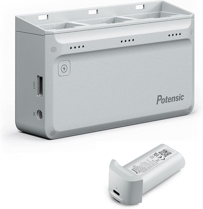Potensic Atom SE Parallel Charging Hub, Smart Battery and Super Quick Charge Adapter Pack of 1 (Batteries in This Set is for Atom SE Only)
