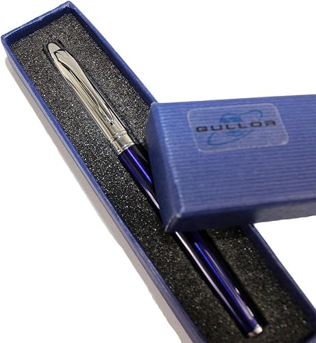 Miniatura 7 de Gullor Bolígrafo roller 100RA con clip plateado - negro