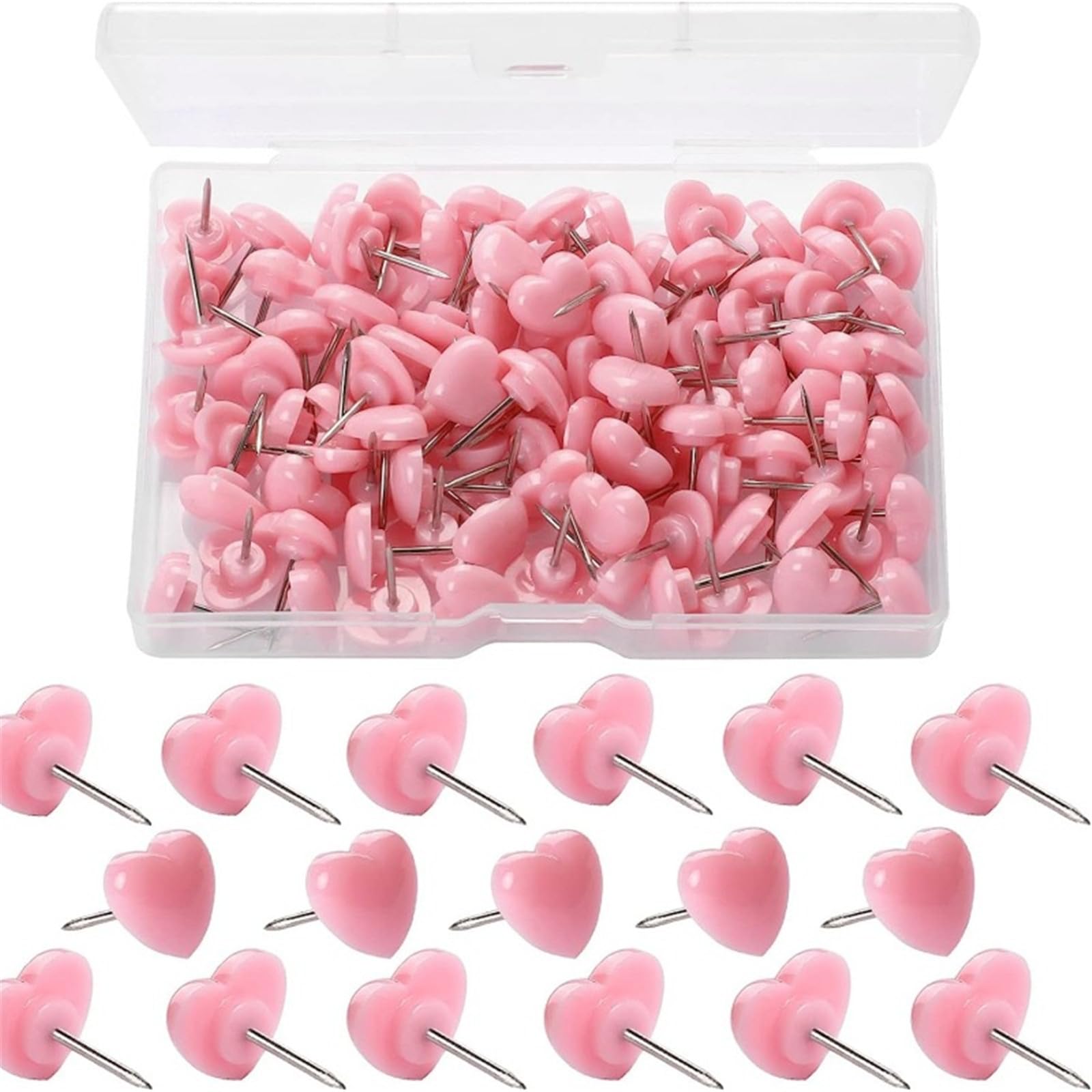 100 Punaises Colorées Souples - Pour Tableaux En Liège, Déco Murale Et Bureau (Multicolore)