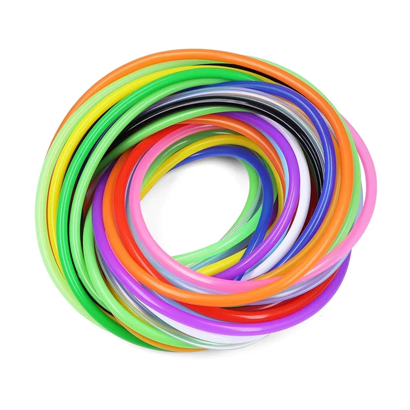 Manguera de goma flexible antitorsion tubo de silicona negro de 20mm para conduccion segura