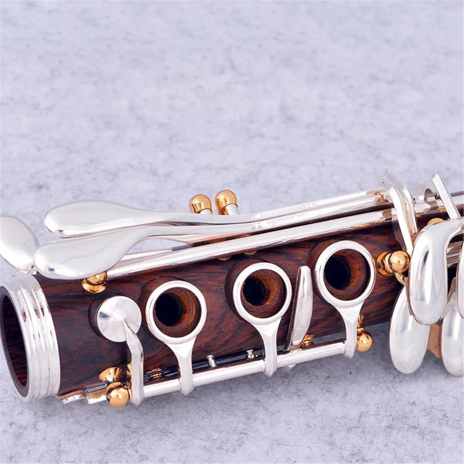 Clarinet Musical Instruments Professional Rosewood Clarinet C 17 Key Silver Plated Clarinet