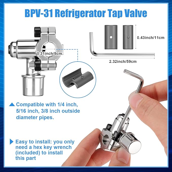 Kit de Manguera y Manómetro para Recarga de Refrigerante AC R410A Mudder miniatura 6