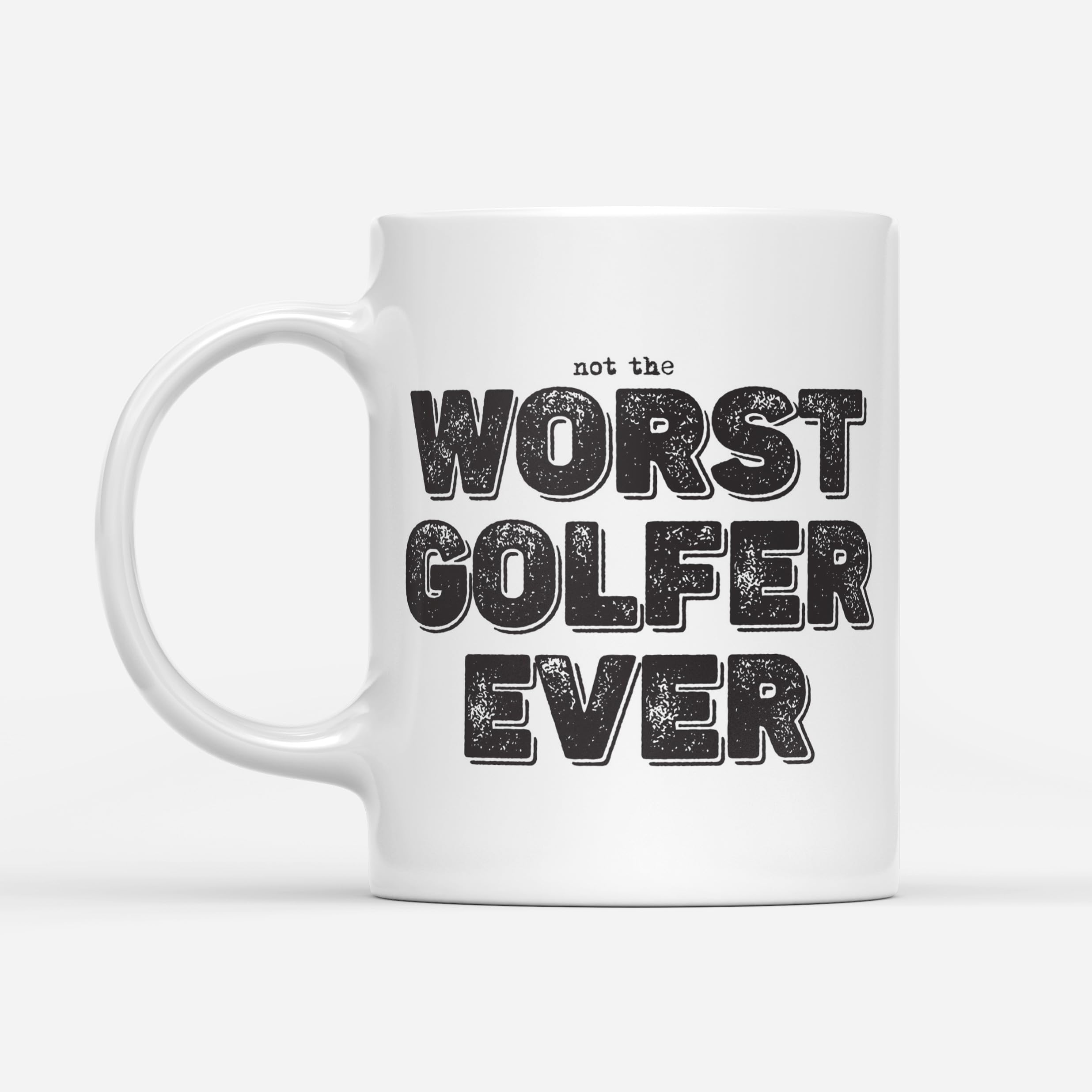 DV DESIGN 1 x Worst Golfer Ever Mug - Golf Golfing Funny Joke Not The Sport Fan Hobby Work Job Bad Birthday Men Women Travel Drinks Cup #82743