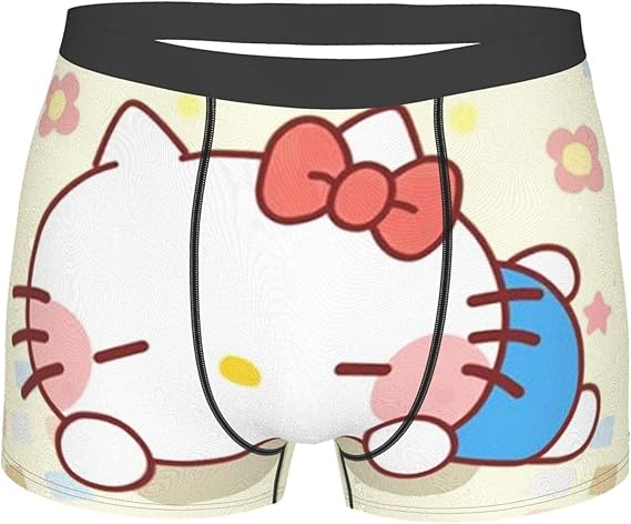 Amazon Co Jp ハローキティ パンツ メンズ 下着 ミドルウエスト 1枚 通気性抜群 どんな年代にもマッチす 彼氏 プレゼント ファッション