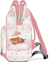 Vista 2 de Jungle Animals Drive - Mochila de pañales con nombre de gran capacidad, bolsa multifunción para mamá, papá, unisex, niño y niña, Diseño 2