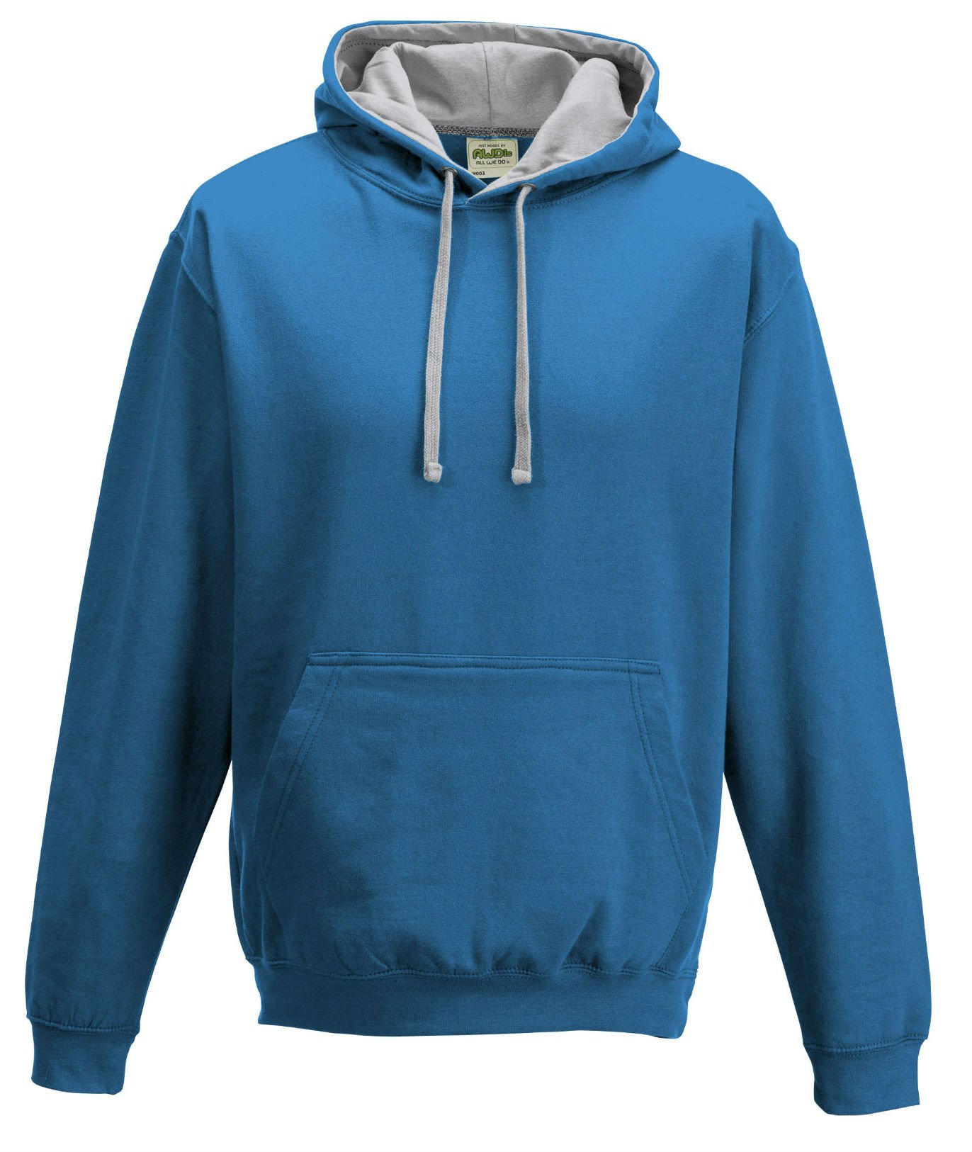 Just Hoods Varsity Hooded Sweatshirt - Multicolour - XX-Large