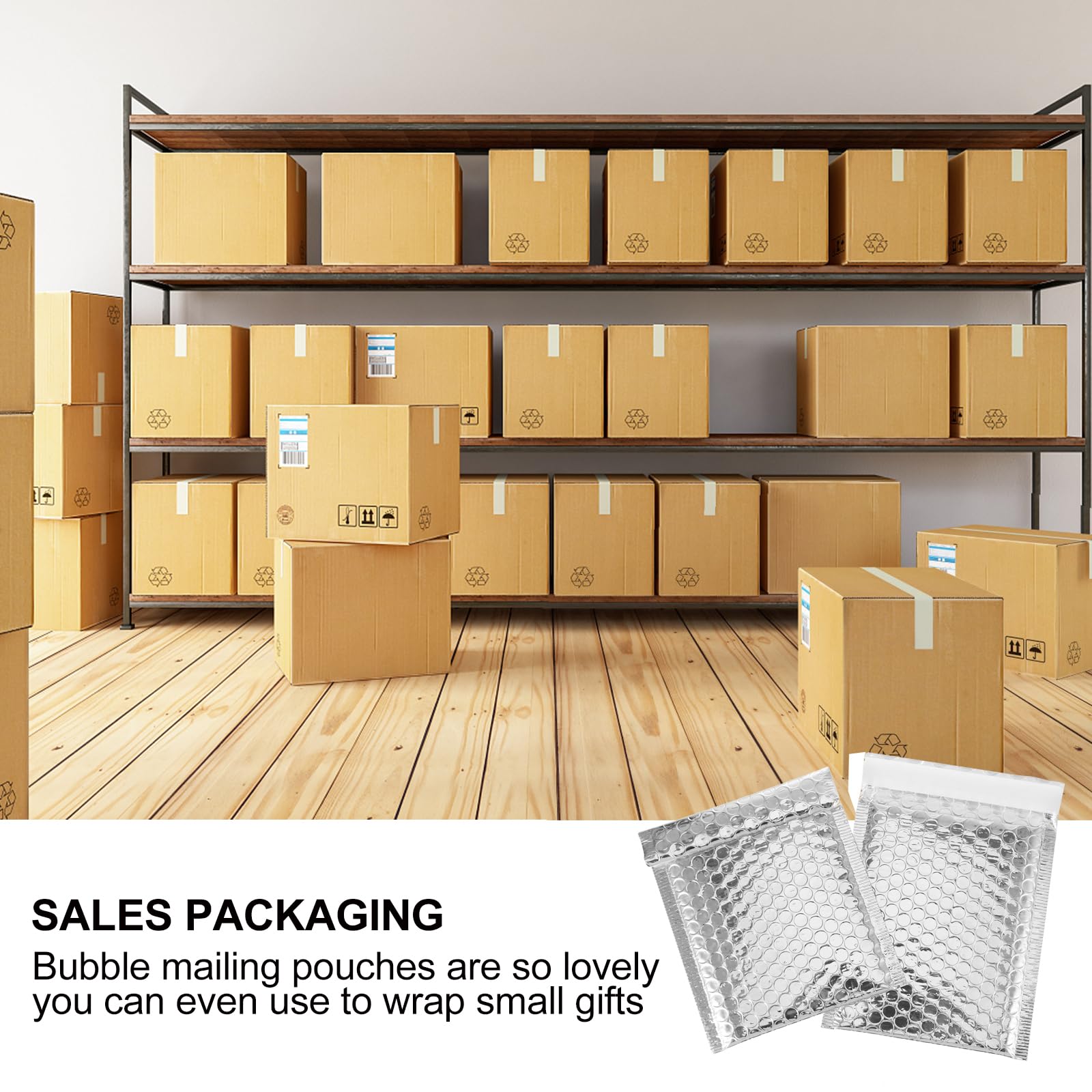MAGICLULU 100 Pièces Enveloppes De Coussin Enveloppes à Bulles Rembourrées Bo?te De Courrier Sacs Demballage Pour Lexpédition Postal Nouveau Matériel De Protection Remplissage