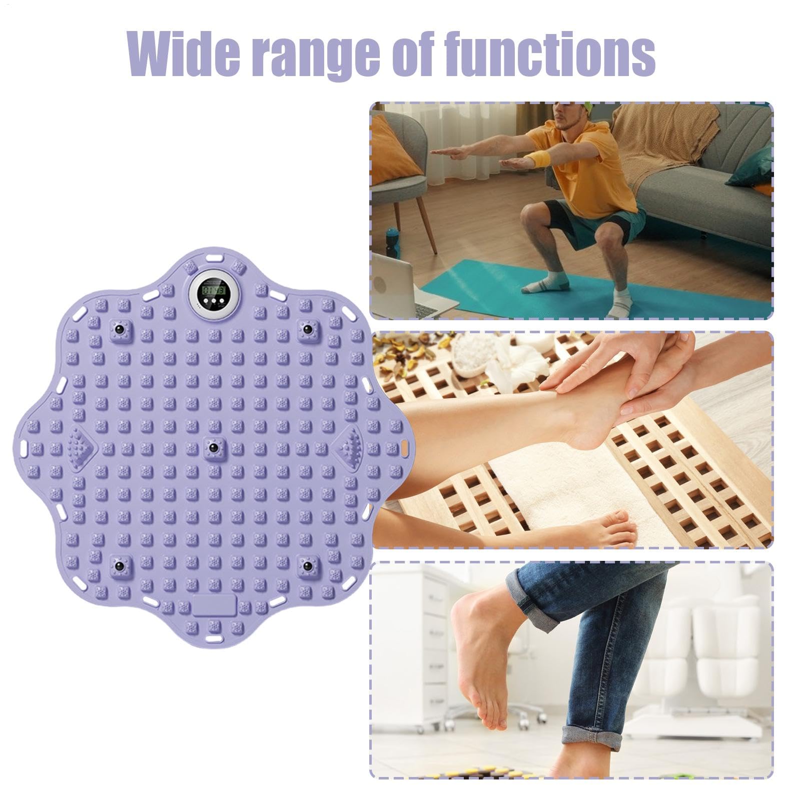 Tapis de Massage pour les Pieds avec Compteur Intelligent de Massage
