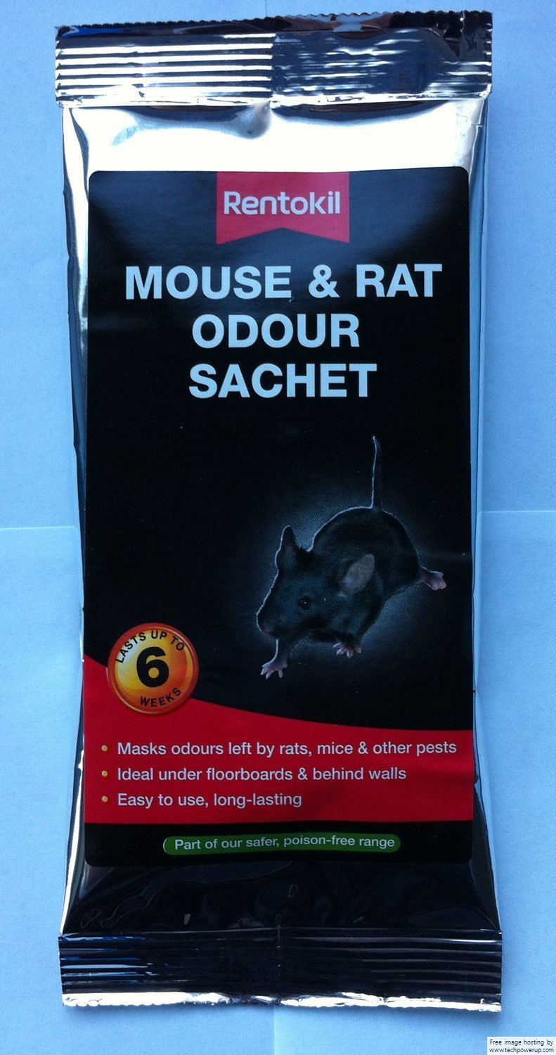 2x5x Rentokil Mouse & Rat Odour Sachet
