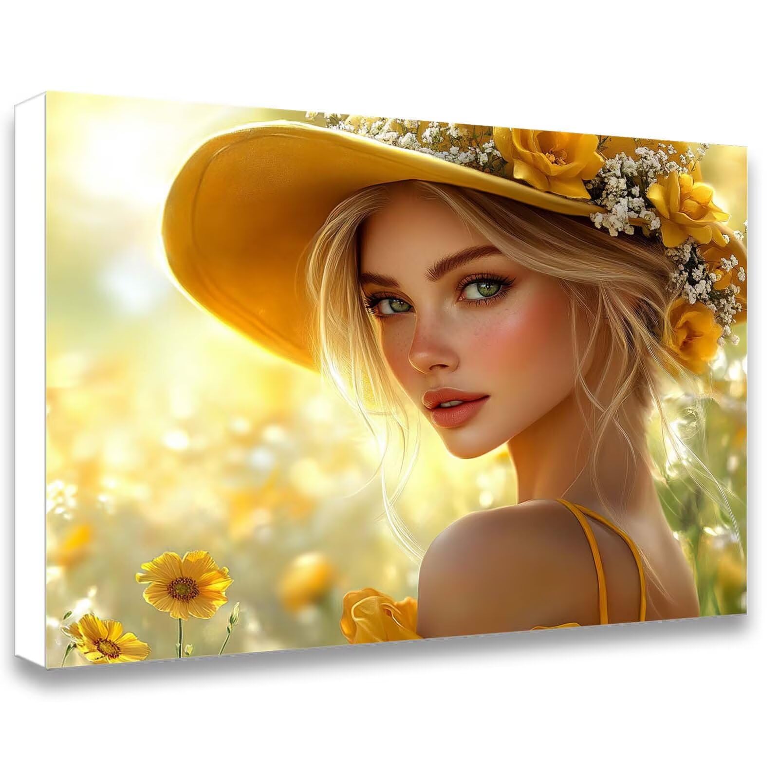 Belleza Pintar por Numeros Adultos, Paint by Numbers Kits 60x80cm j0-809
