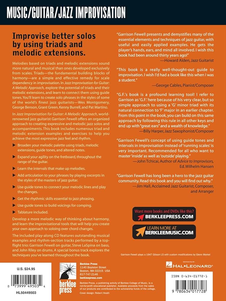 Jazz Improvisation for Guitar CD付き Amazon.com: Jazz