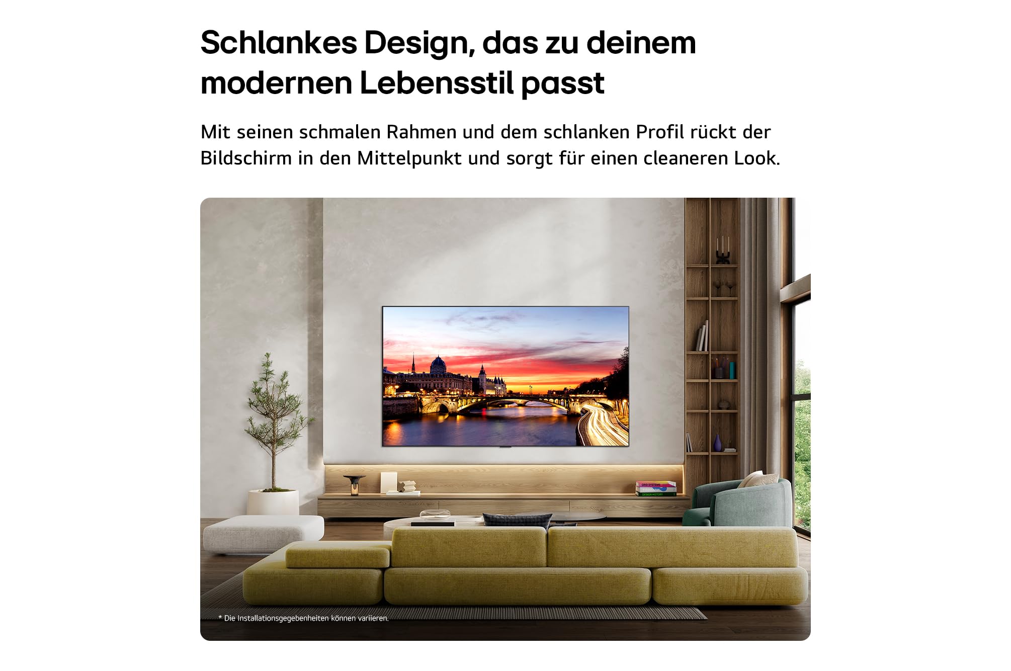 LG OLED77C6ELB TV 77 Zoll (195 cm) 4K OLED evo AI TV (α11 Gen3 4K AI Prozessor, webOS 26, 120Hz (VRR bis zu 165Hz)) [Modelljahr 2026] [Energieklasse E]