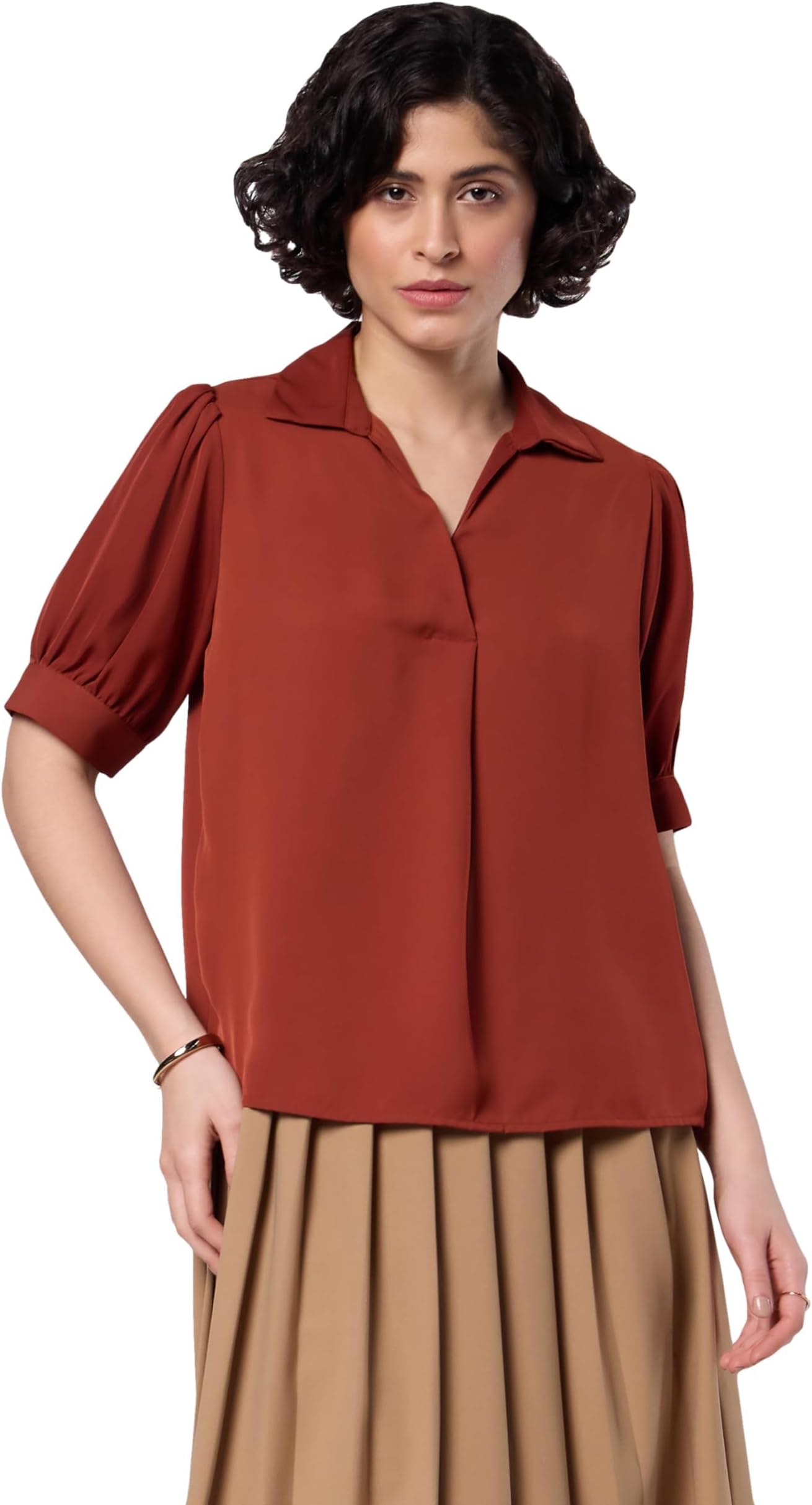 - Women's Collared Top | Regular Fit | Desk-to-Dinner (Available in Plus Sizes)